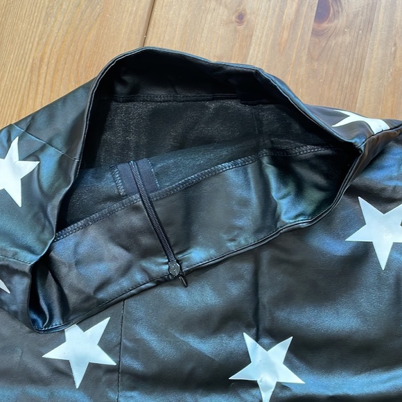 Pleather Mini Skirt - Picture 3 of 3